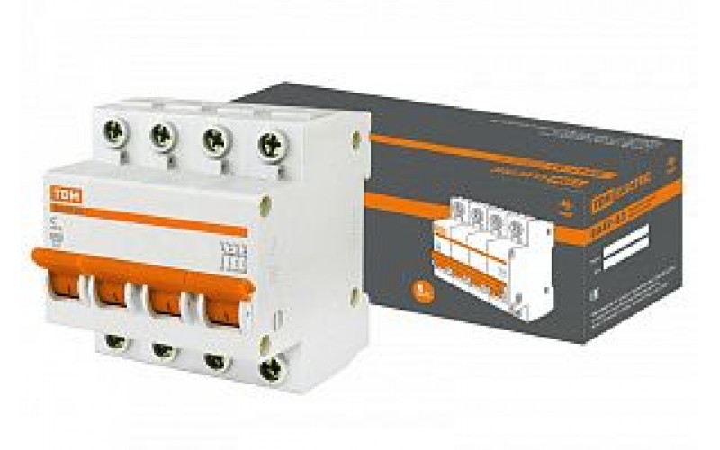 Автоматический выключатель ВА47-63 3P, 20А; 4,5кА; тип C.