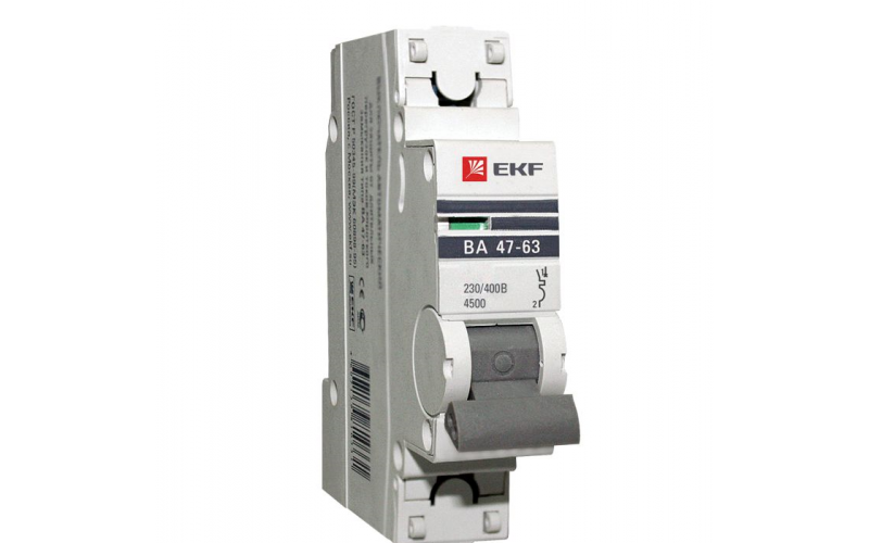 Автоматический выключатель ВА 47-63, 1Р 8А 4,5кА EKF PROxima