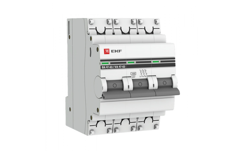 Автоматический выключатель ВА 47-63, 3Р 32А 4,5кА EKF PROxima