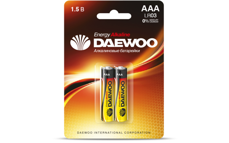 LR03 DAEWOO ENERGY Alkaline BL-2