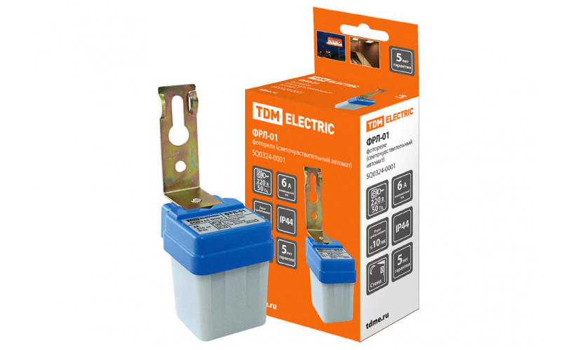 Фотореле ФРЛ-01 10Лк 6А TDM