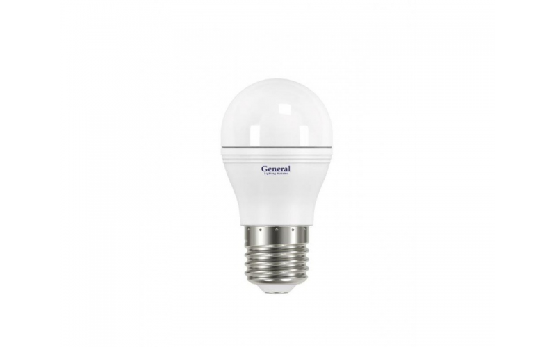 Лампа светодиодная GENERAL ECO Шар 8W E27 6500K 660Lm