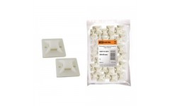 Площадка самоклеющаяся 25х25 под хомуты (100шт) TDM