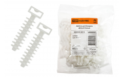 Дюбель 35мм пластик белый для крепления кабельными стяжками TDM ELECTRIC