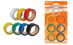 Изолента ПВХ 0,15*19мм 5м (набор 7 цветов в блистере) TDM
