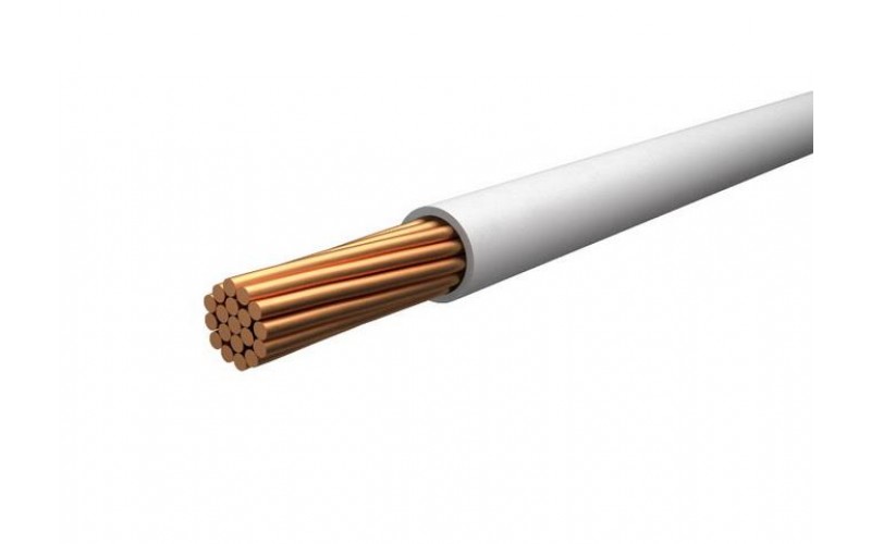 Провод ПуГВ 1х0,5 цвет в ассотименте(бел, черн, красн, желт, жел\зел)