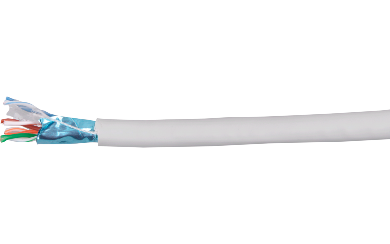 Кабель F/UTP,кат.6 4х2х23АWG solid, PVC, 305 м.сер.ITK витая пара