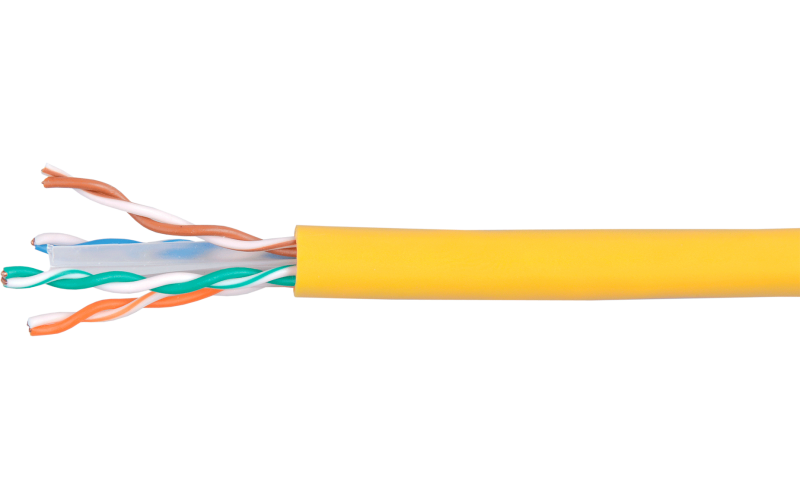 Кабель связи  U/UTP,кат.6 4х2х23АWG solid,PVC, 305 м.,сер.ITK витая пара