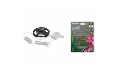 Комплект светодиодной ленты SMD2835-60 LED/м-12 В-4,8 Вт/м-IP20-6000 К (3 м), 18 Вт TDM