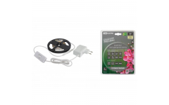 Комплект светодиодной ленты SMD2835-60 LED/м-12 В-4,8 Вт/м-IP20-3000 К (3 м), 18 Вт TDM