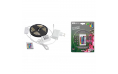 Комплект светодиодной ленты SMD5050-30 LED/м-12 В-7,2 Вт/м-IP65-RGB (3 м), 18 Вт, IR-контроллер TDM