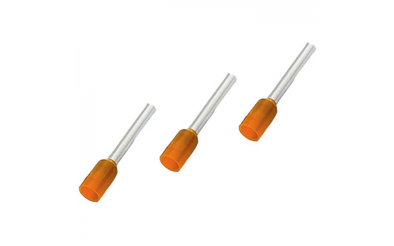 Наконечник-гильза Е0508 0,5мм2 с изолированным фланцем (100шт) TDM