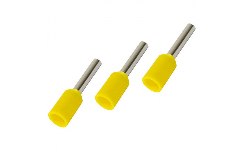 Наконечник-гильза Е1008 1мм2 с изолированным фланцем (100шт) TDM