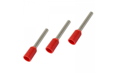 Наконечник-гильза Е1012 1мм2 с изолированным фланцем (100шт) TDM