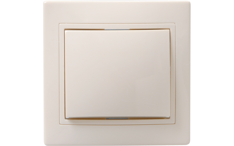 ВС10-1-0-ККм выключатель 1кл 10А КВАРТА (кремовый)