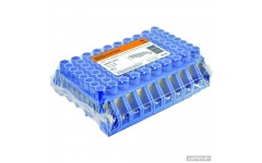 Шина N нулевая с изолятором на DIN-рейку 6x9мм стойка большая 12 групп TDM 