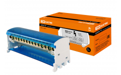 Шина N нул. на DIN-рейку в корпусе 2х15групп TDM