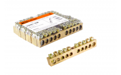 Шина N нулевая 6х9мм 10/1 (10 групп/крепеж по центру) TDM