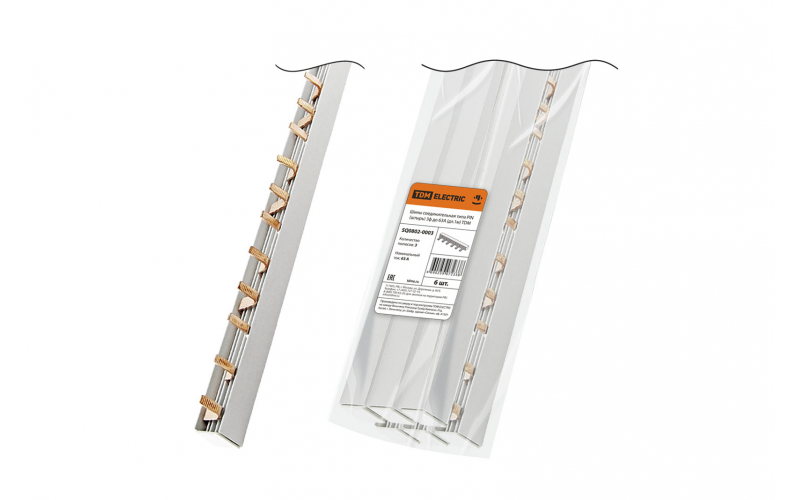 PIN 3ф до 63А (штырь) типа шина соединительная (дл.1м) TDM