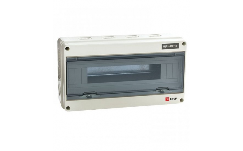 Щит распределительный навесной ЩРН-ПГ-18 IP65 (199х366х106) EKF