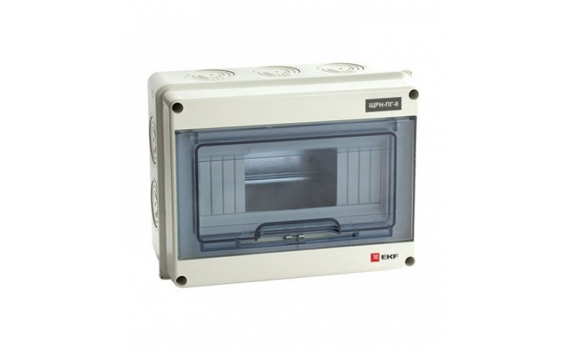 Щит распределительный навесной ЩРН-ПГ-8 IP65 (147х203х89) EKF