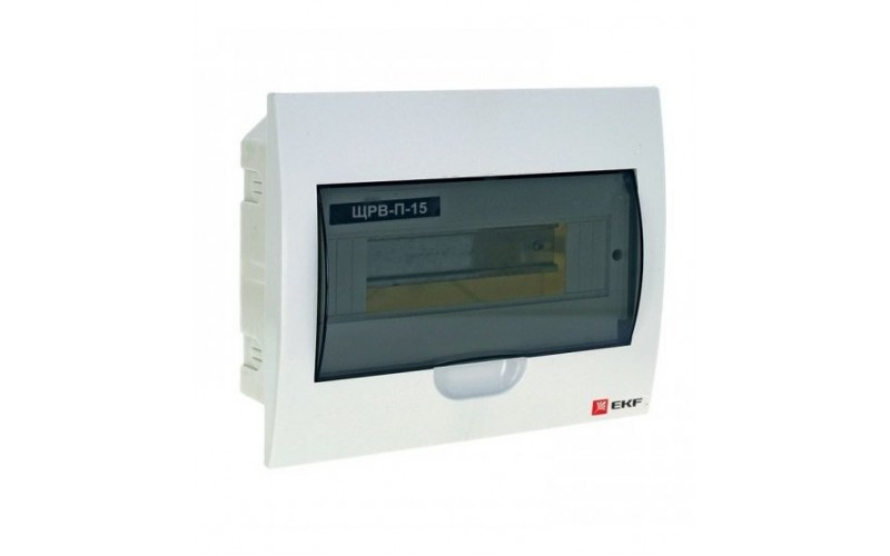 Щит распределительный встраиваемый ЩРВ-П-15 IP40 EKF