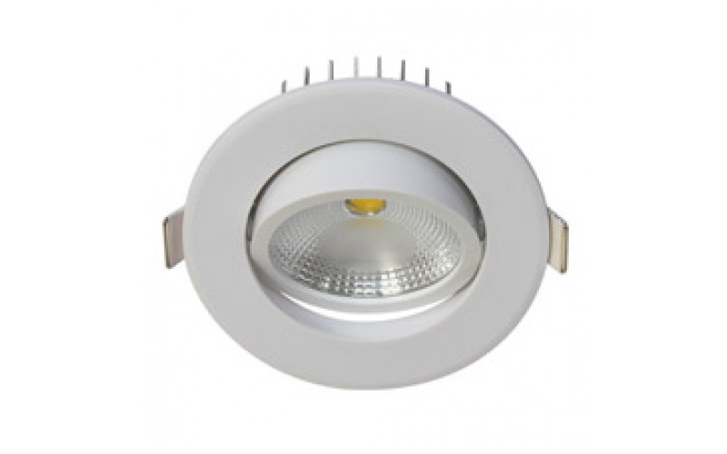 Светильник светодиод. PSP-R 8840 5Вт 4000K 60град. IP40 встроен./кругл. бел. JazzWay