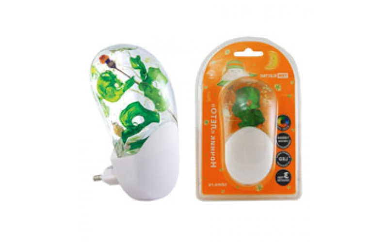 Ночник "Лето" с датчиком света, светодиодный, 1Вт, 220В TDM