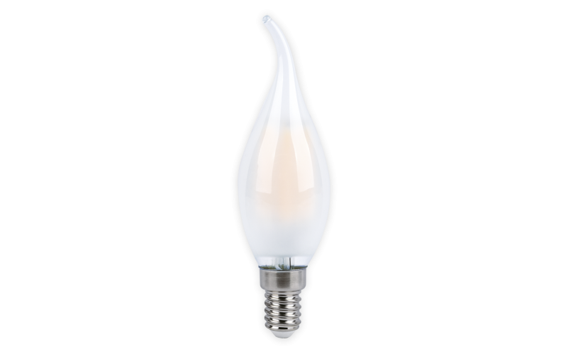 Светодиодная (LED) FIL Лампа Smartbuy свеча на ветру - C37-07W/4000/E14