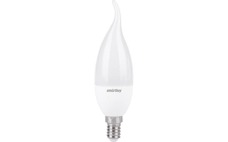 Светодиодная (LED) Лампа свеча на ветру Smartbuy-C37-9,5W/3000/E14