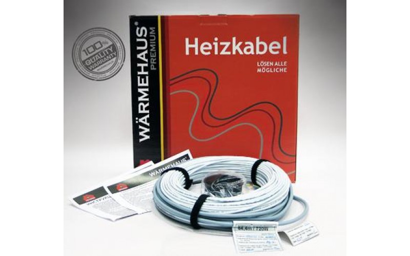 Нагревательный кабель Warmehaus CAB 11W Thin (57,2 м.п./ 640 Вт), шт 